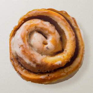 Almofada Redonda Roll de Canela