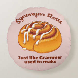 Almofada Redonda Rolos Sinônimos Como Grammer Costumava Fazer