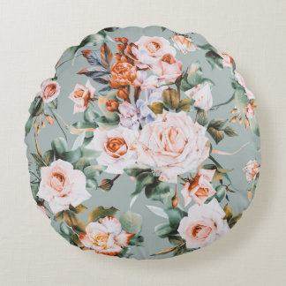 Almofada Redonda Romantic Blossom Haven