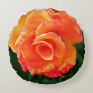 Almofada Redonda Rosa flor de laranja