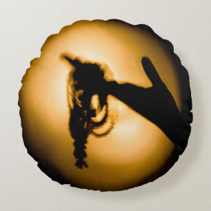 Almofada Redonda Rosary Tasbeeh Art Espiritual