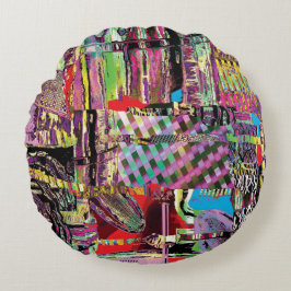 Almofada Redonda Round Pillow – Urban Fractals