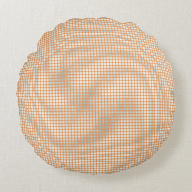 Almofada Redonda Round pillow with a small checkered pattern (Frente)