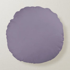 Almofada Redonda Roxo Cinza Suave,Moderno Sólido,Almofada de Arreme