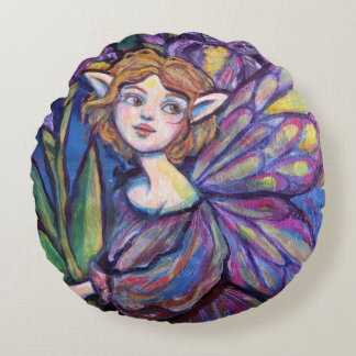 Almofada Redonda Roxo Iris Pixie Girl