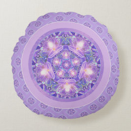 Almofada Redonda Roxo W1