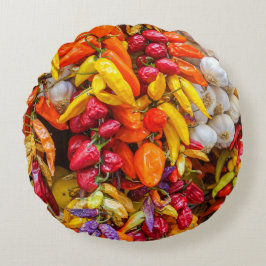 Almofada Redonda Sabores mediterrânicos