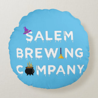Almofada Redonda Salem Breaking Company White