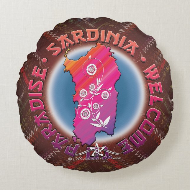 Almofada Redonda Sardenha (Frente)
