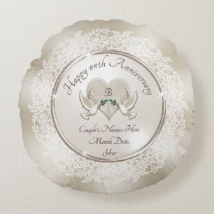 Almofada Redonda segundo, 13, Presente de 39 ou 8 anos para ela