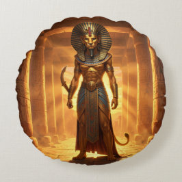 Almofada Redonda Sekhmet – Löwenköpfige Kriegsgöttin´2