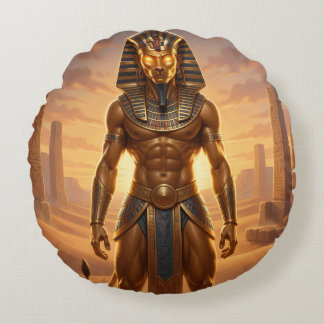 Almofada Redonda Sekhmet – Löwenköpfige Kriegsgöttin´4