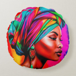 Almofada Redonda Série Beleza Vibrante 1