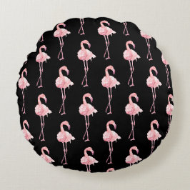 Almofada Redonda Série Flamingo Ternura Design 2