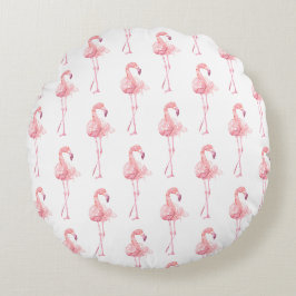 Almofada Redonda Série Flamingo Ternura Design 2