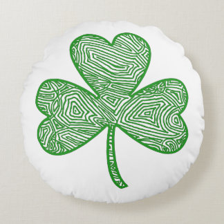 Almofada Redonda Shamrock