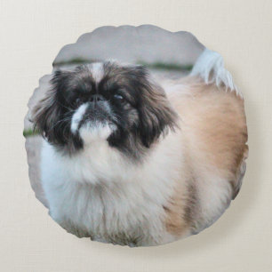 Almofada Redonda Shih Tzu