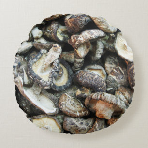 Almofada Redonda Shiitake Mushroom