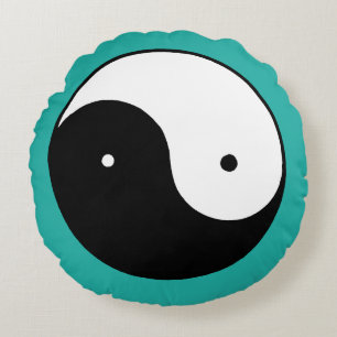 Almofada Redonda Símbolo de Yin Yang