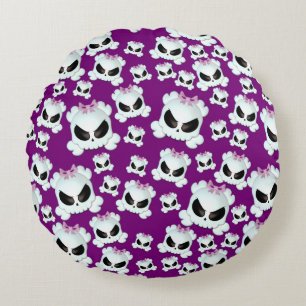 Almofada Redonda Skullz feminino
