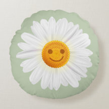 Smiley face da flor da margarida