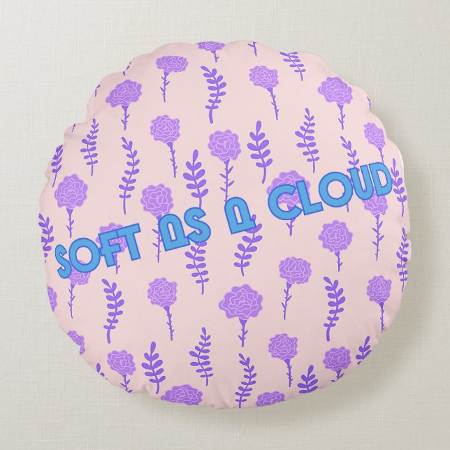 ALMOFADA REDONDA SOFT COMO NUVEM (Frente)