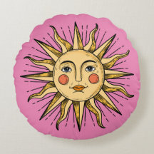 Sol amarelo com rosto