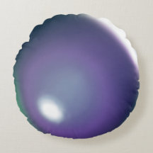 Sombras do Travesseiro redondo do balão roxo