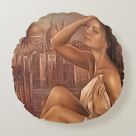 Almofada Redonda Sonho Romântico