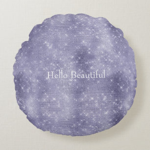 Almofada Redonda Sonho Roxo Sparkle
