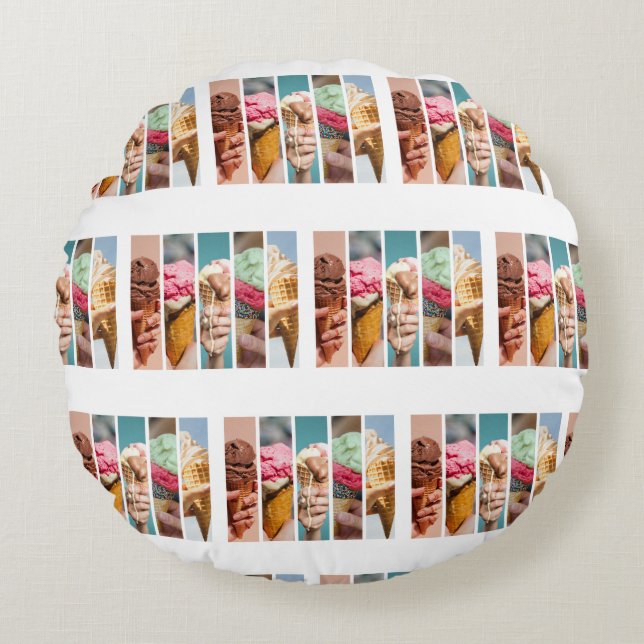 Almofada Redonda sorvete (Frente)
