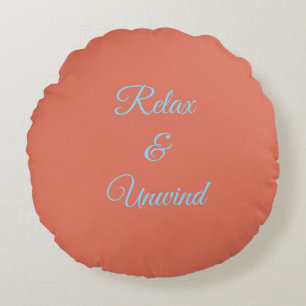 Almofada Redonda Sotaque de decoração doméstica minimalista moderno