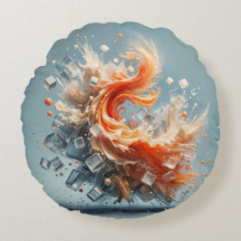 Almofada Redonda Splash Tropical