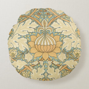 Almofada Redonda St. James por William Morris, Folhas de Acanto