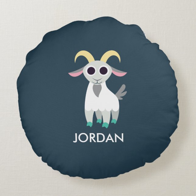 Almofada Redonda Stanley a cabra (Verso)