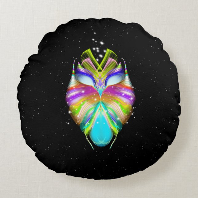 Almofada Redonda Starlight Oracle Owl (Frente)