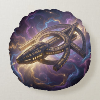 Almofada Redonda Stellar Path – Journey Through the Universe´14