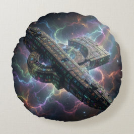 Almofada Redonda Stellar Path – Journey Through the Universe´6