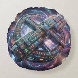 Almofada Redonda Stellar Path – Journey Through the Universe´8