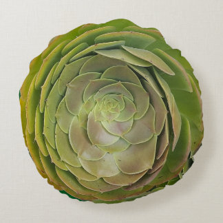 Almofada Redonda Succulent Rose Shape
