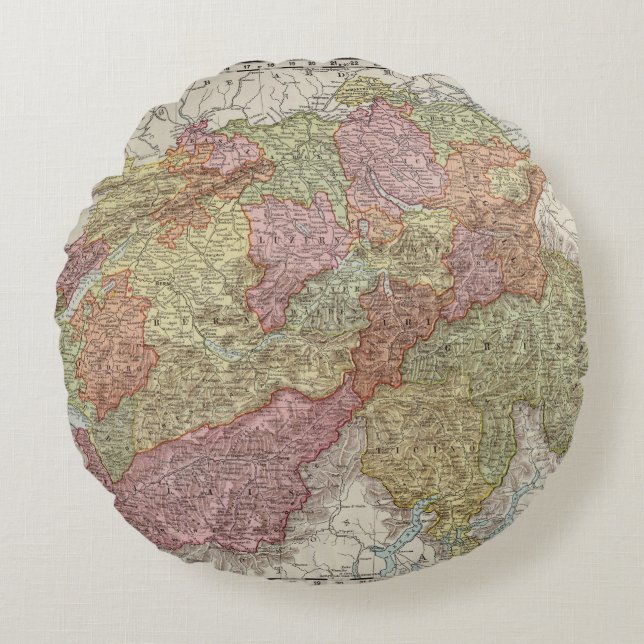 Almofada Redonda Suiça 14 (Frente)