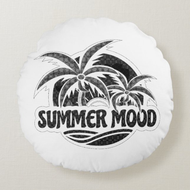 Almofada Redonda Summer Mood (Frente)
