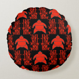 Almofada Redonda Sumo Wrestler