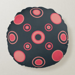 Almofada Redonda Sunset de Verão Moderno do Século médio