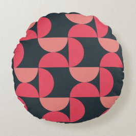 Almofada Redonda Sunset de Verão Moderno do Século médio