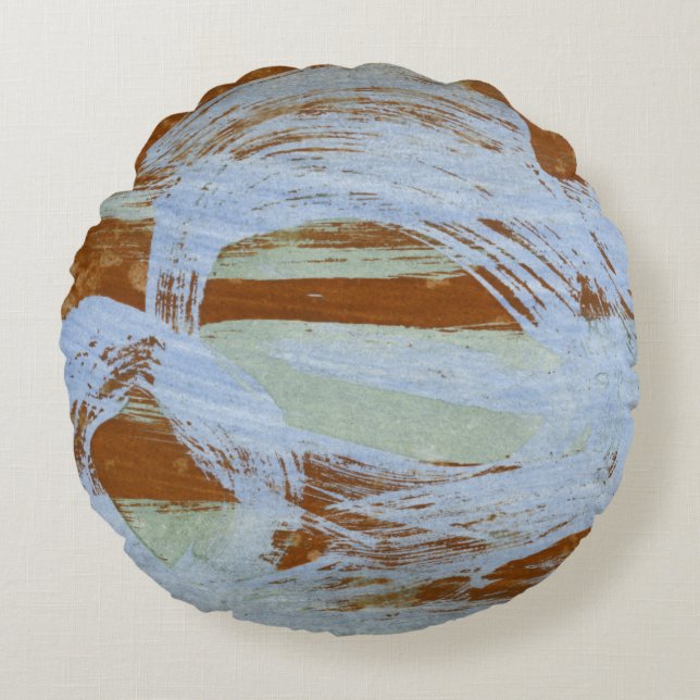 Almofada Redonda Sunset Harbor (Frente)