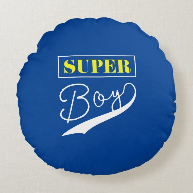 Almofada Redonda Super Boy (Frente)