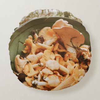 Almofada Redonda Swedish Archipelago Mushroom Foraging Photo