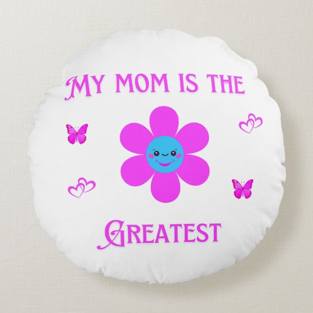 Almofada Redonda T-Shirt Básico Escuro (Frente)