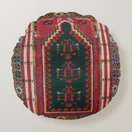 Almofada Redonda Tapete Kilim Antigo Oriental